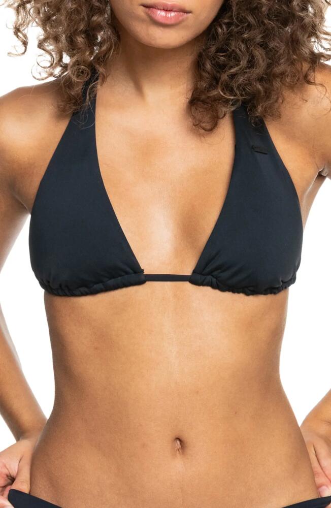 Roxy Beach Classics Tiki Triangle Bikini Top in Anthracite Cover