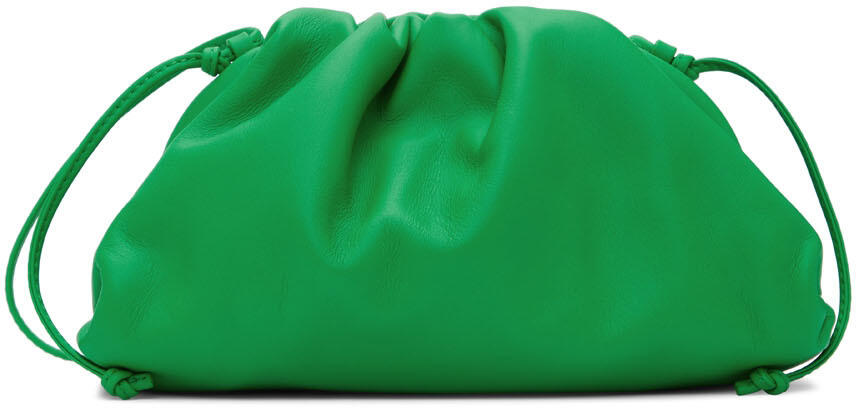 Bottega Veneta Green Mini Pouch Clutch Cover