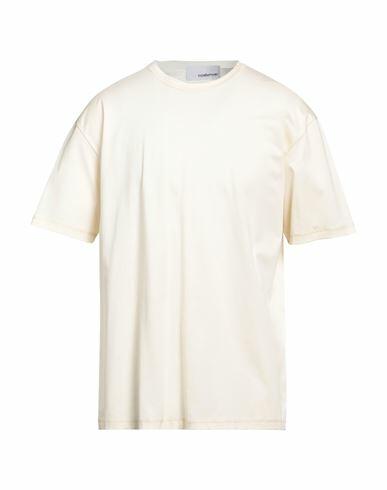 Costumein Man T-shirt Beige Cotton Cover