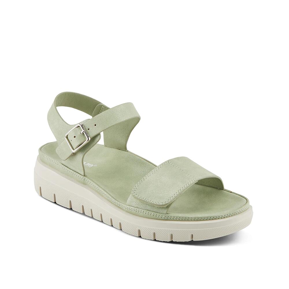 Flexus by Spring Step Shinzon Wedge Sandal | Women's | Dark Green Cover