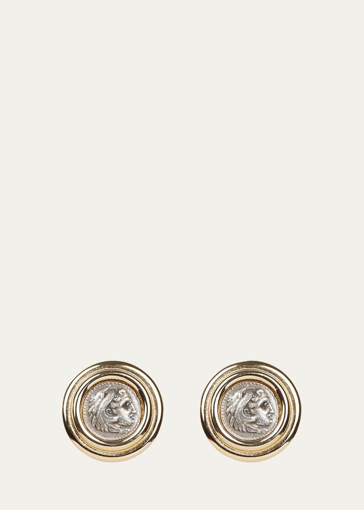 Ben-Amun Roman Coin Clip Earrings Cover