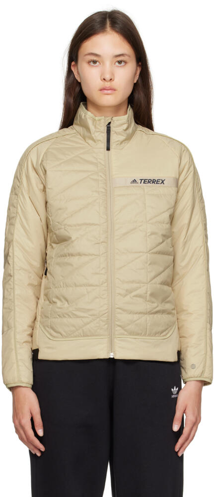 adidas Originals Beige Insulated Jacket Cover