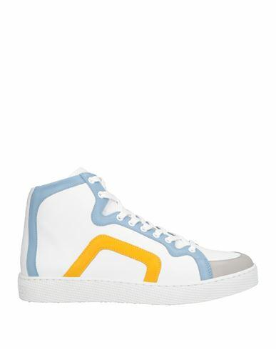 Pierre Hardy Man Sneakers White Calfskin Cover