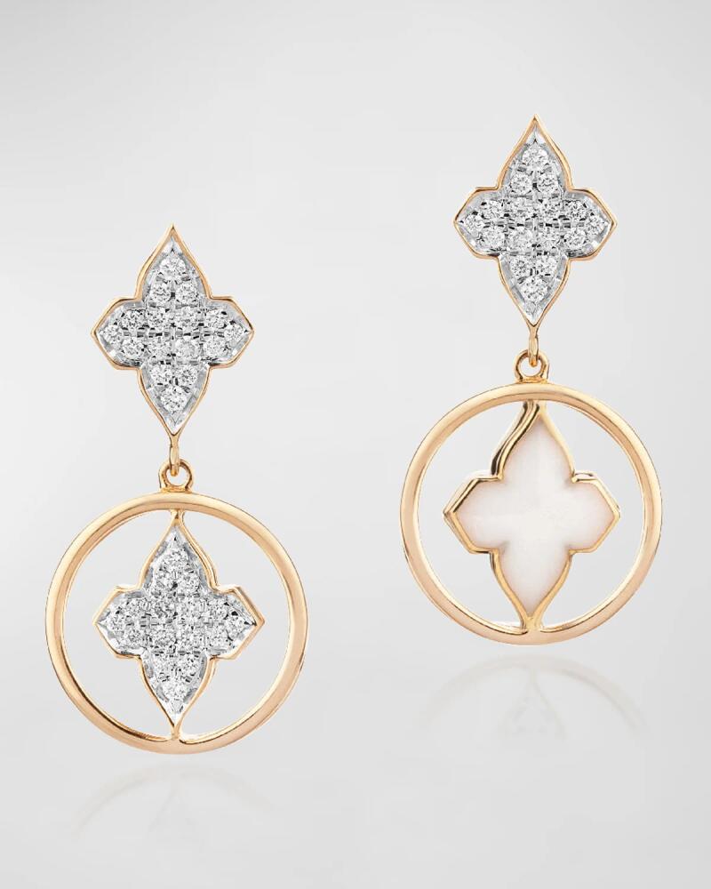 Farah Khan Atelier 18K Yellow Gold Atlas White Mismatch Earrings Cover