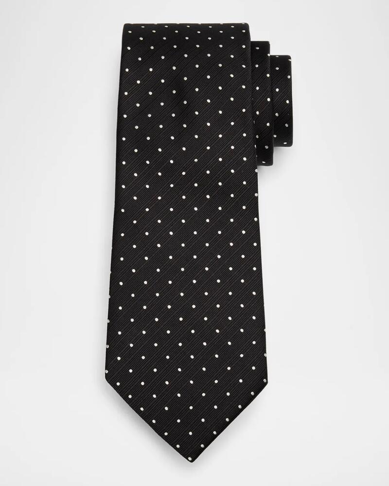 TOM FORD Men's Polka Dot Silk Tie Cover