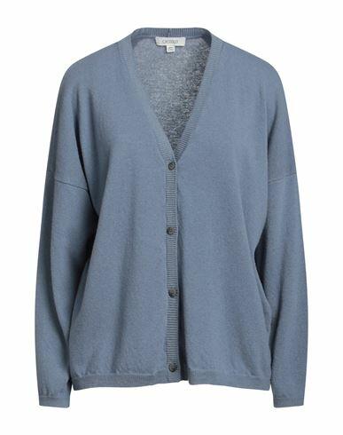 Crossley Woman Cardigan Pastel blue Wool, Cashmere Cover