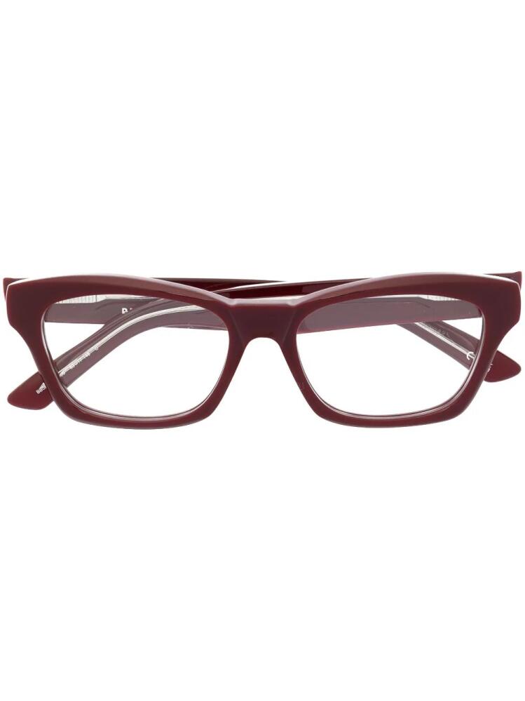 Balenciaga Eyewear square-frame glasses - Red Cover