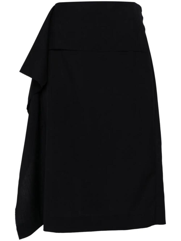 Plan C wool midi skirt - Blue Cover