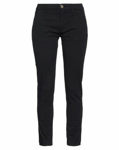 Trussardi Collection Woman Pants Midnight blue Cotton, Elastane Cover