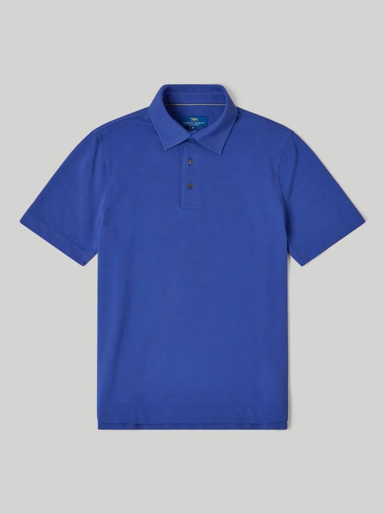 Robert Talbott Walker Short Sleeve Polo in Royal Blue Cover