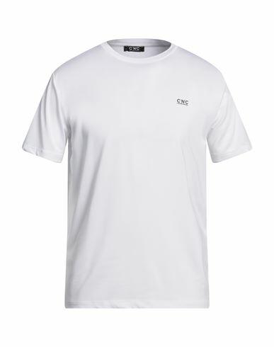 C'n'c' Costume National Man T-shirt White Polyester Cover