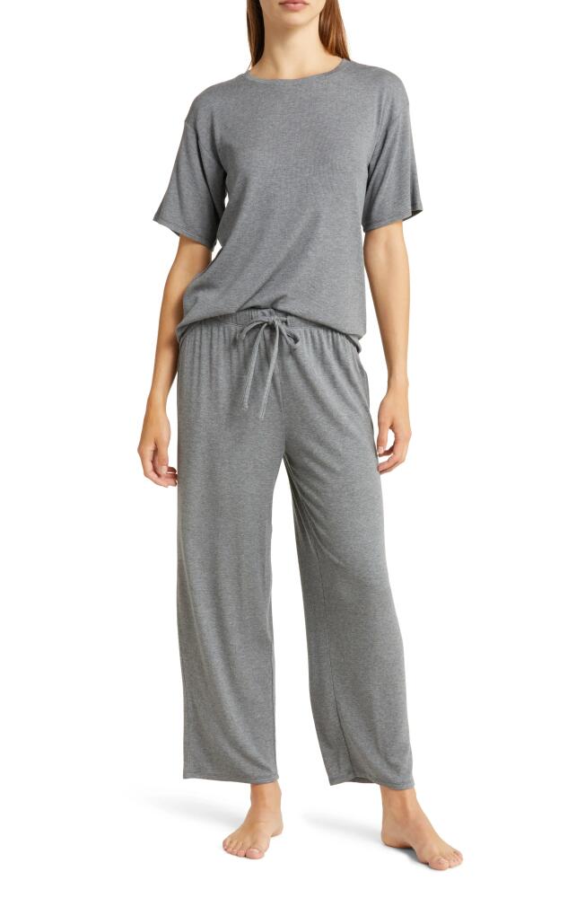 Nordstrom Moonlight Eco Easy Rib Pajamas in Grey Dark Heather Cover