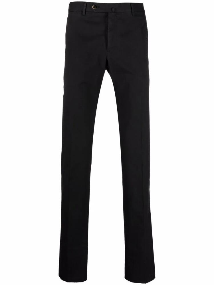 PT Torino mid-rise slim-cut chinos - Black Cover