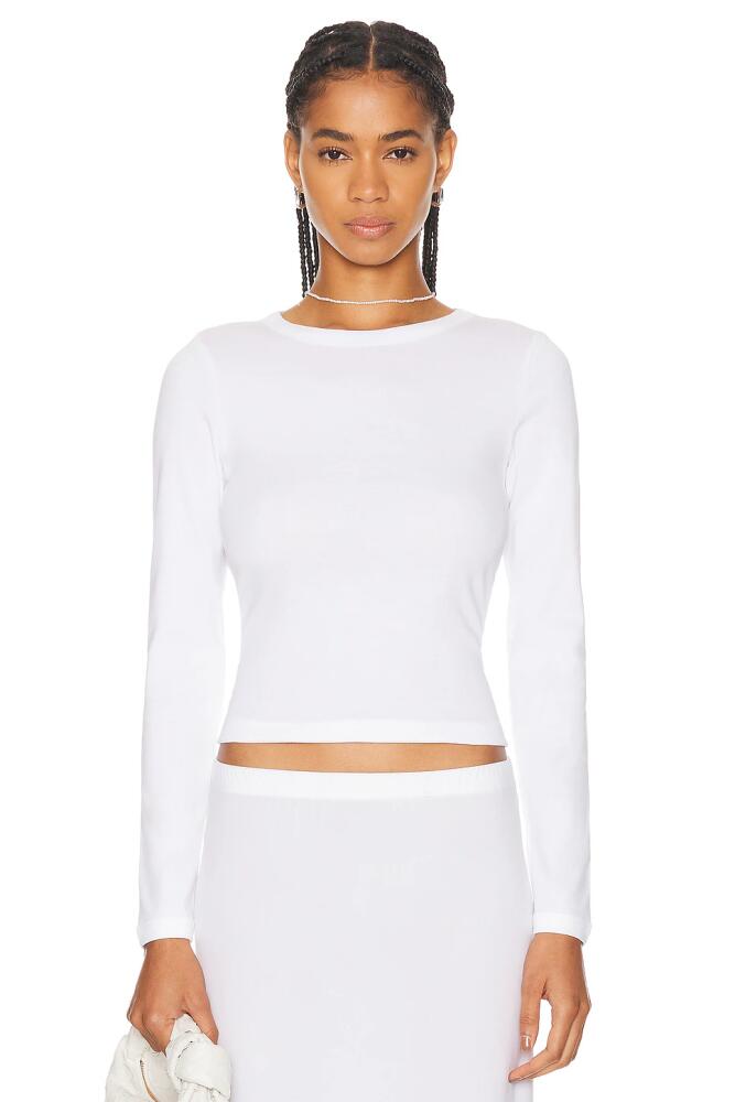 FLORE FLORE Max Tee in White Cover