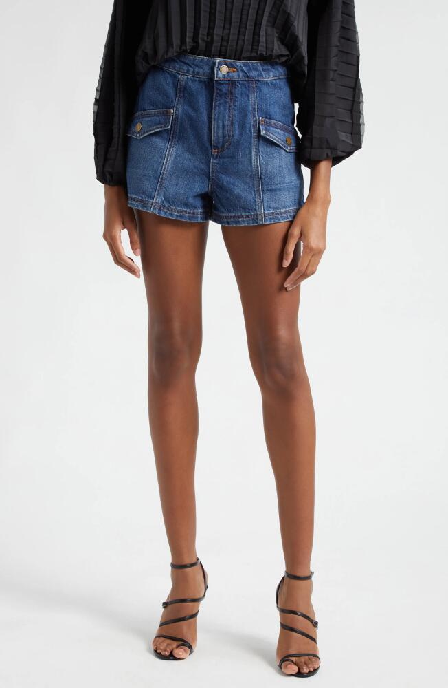 Ramy Brook Nova Denim Shorts in Medium Wash Cover