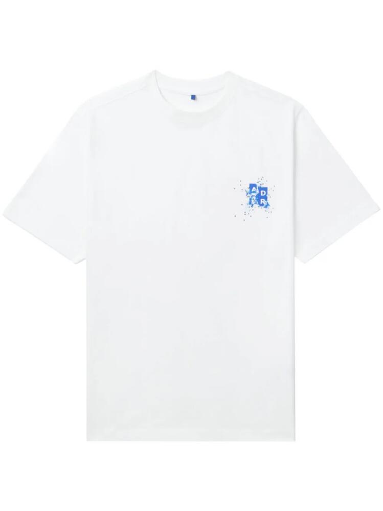 Ader Error Gemma crystal-embellished T-shirt - White Cover