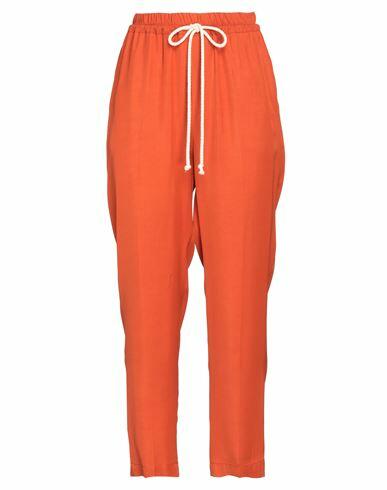 Emma & Gaia Red Woman Pants Orange Viscose Cover