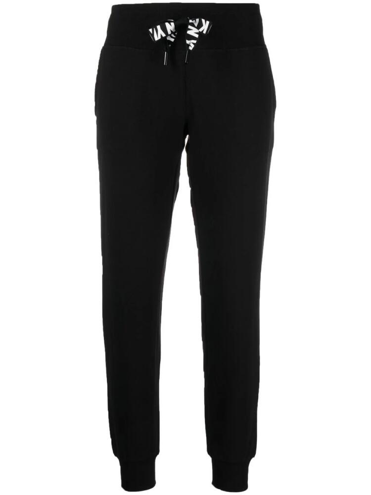 DKNY logo-print drawstring track pants - Black Cover