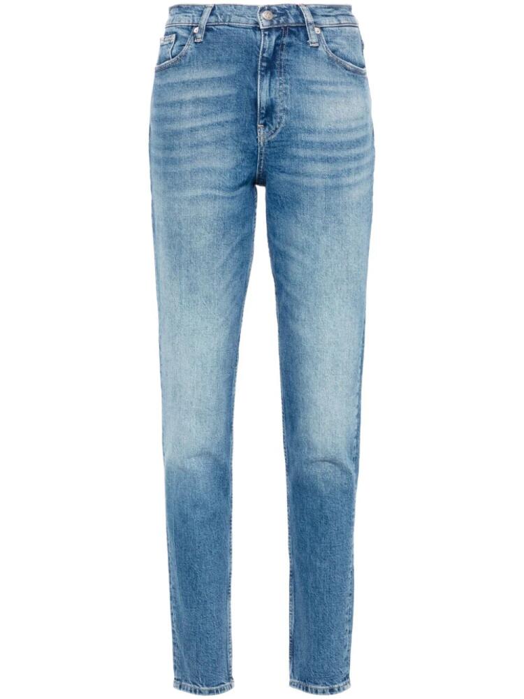 Calvin Klein Jeans high-rise tapered jeans - Blue Cover