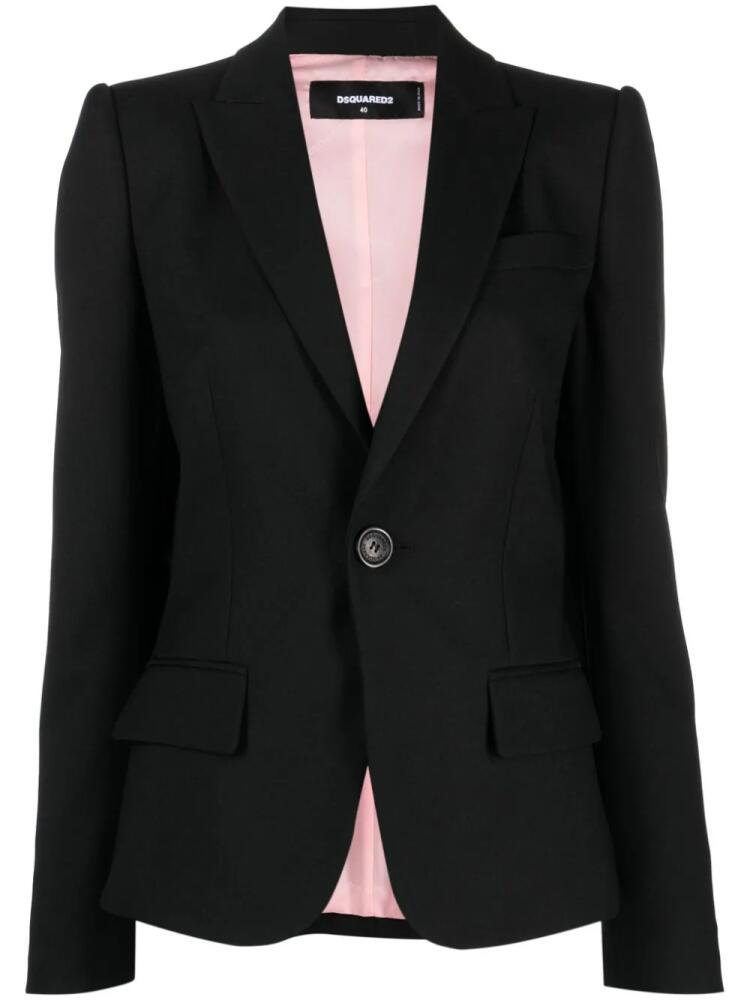 DSQUARED2 single-breasted long-sleeve blazer - Black Cover