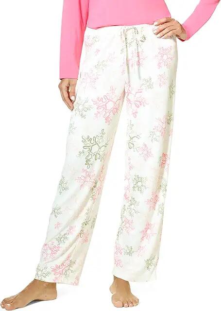 HUE Water-Flakes PJ Pants (Egret) Women's Pajama Cover