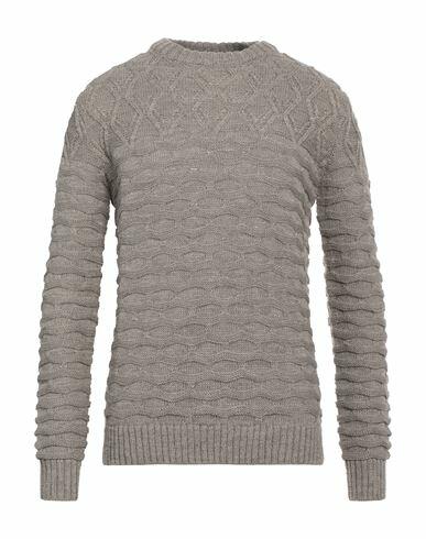 Hamaki-ho Man Sweater Dove grey Acrylic, Cotton, Wool Cover