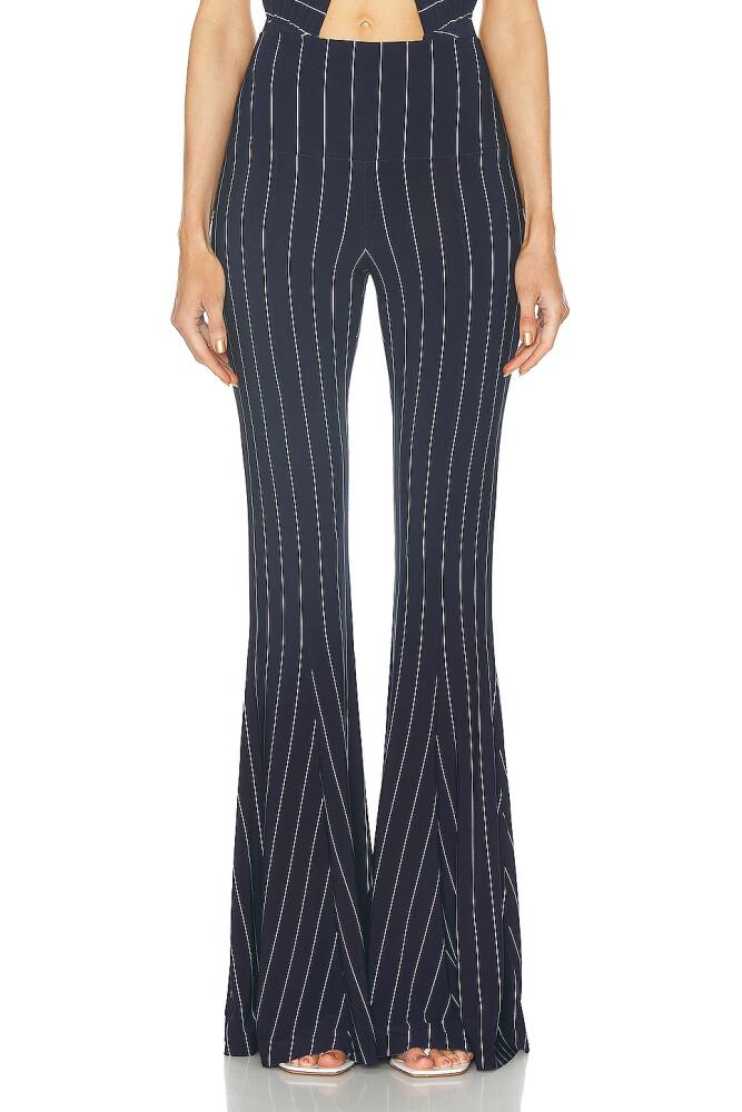 Norma Kamali Fishtail Pant in Navy Cover