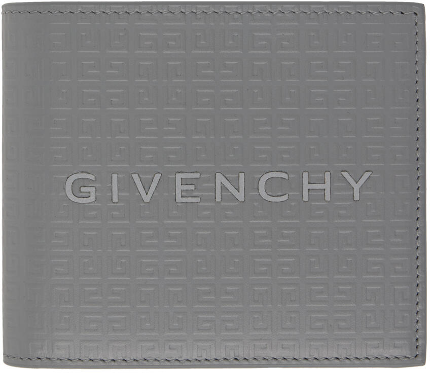 Givenchy Gray 4G Micro Leather Wallet Cover