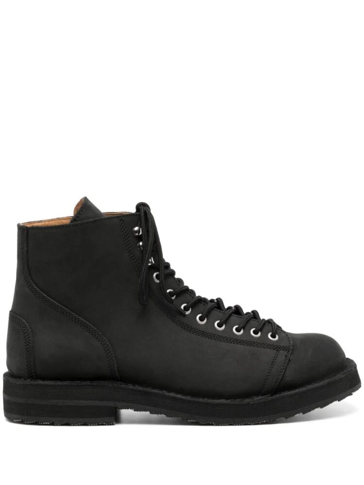 Yohji Yamamoto suede lace-up boots - Black Cover