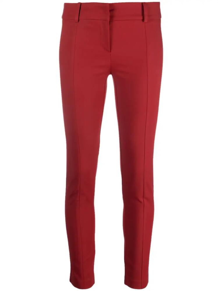 Patrizia Pepe straight-leg cropped trousers - Red Cover