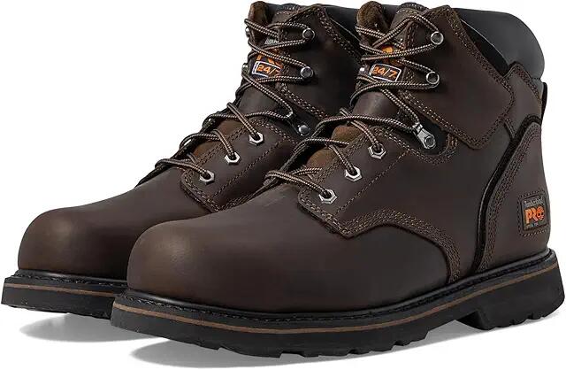 Timberland PRO 6 Pit Boss Steel Toe (Gaucho Oiled Full-Grain Leather) Men's Work Lace-up Boots Cover