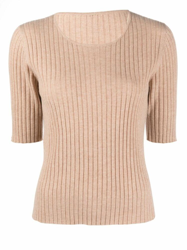 ERES Intime ribbed-knit top - Neutrals Cover