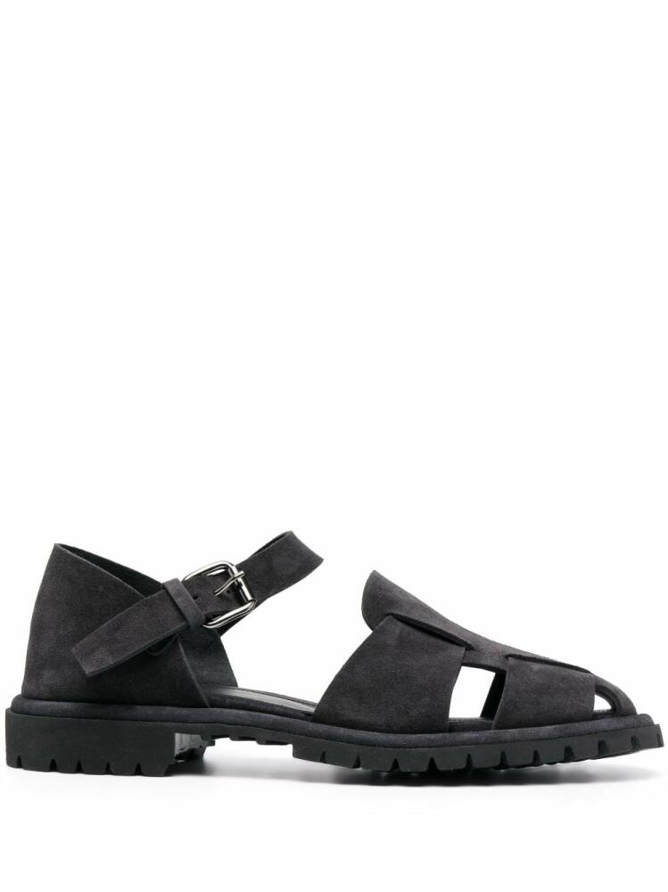 Officine Creative Spectacular 005 suede sandals - Black Cover