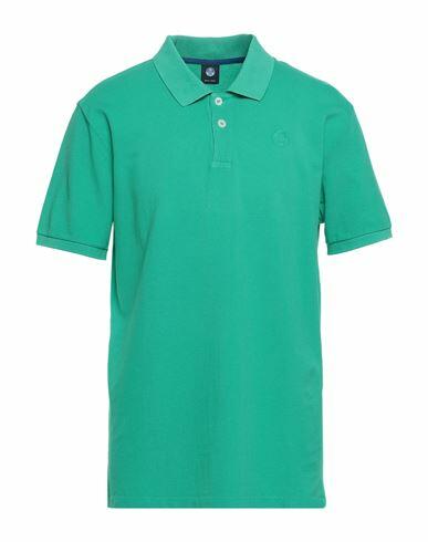 North Sails Man Polo shirt Green Cotton Cover