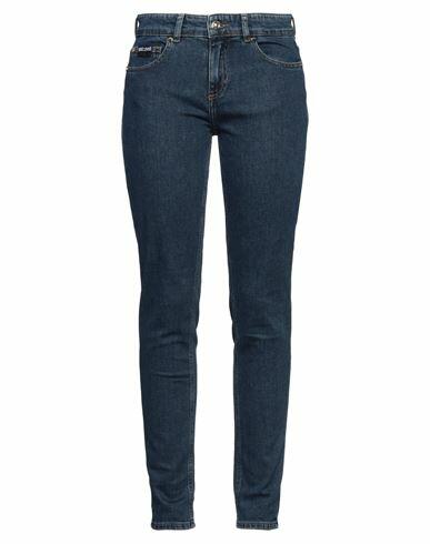 Just Cavalli Woman Jeans Blue Cotton, Elastane Cover