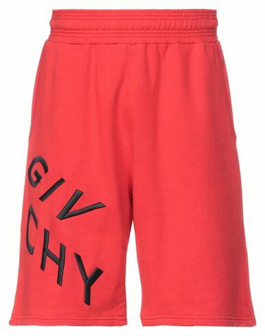 Givenchy Man Shorts & Bermuda Shorts Red Cotton, Polyester, Ceramic Cover