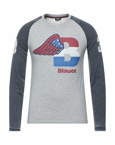 Blauer Man T-shirt Grey Cotton, Polyester Cover