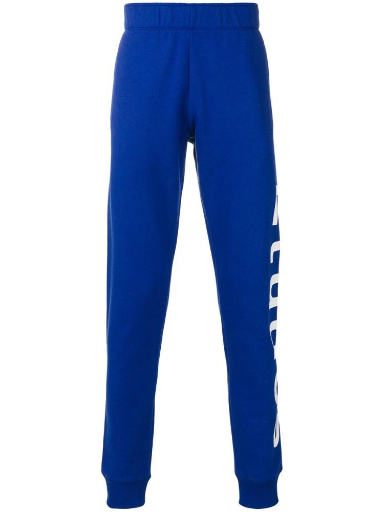 Etudes logo print track trousers - Blue Cover