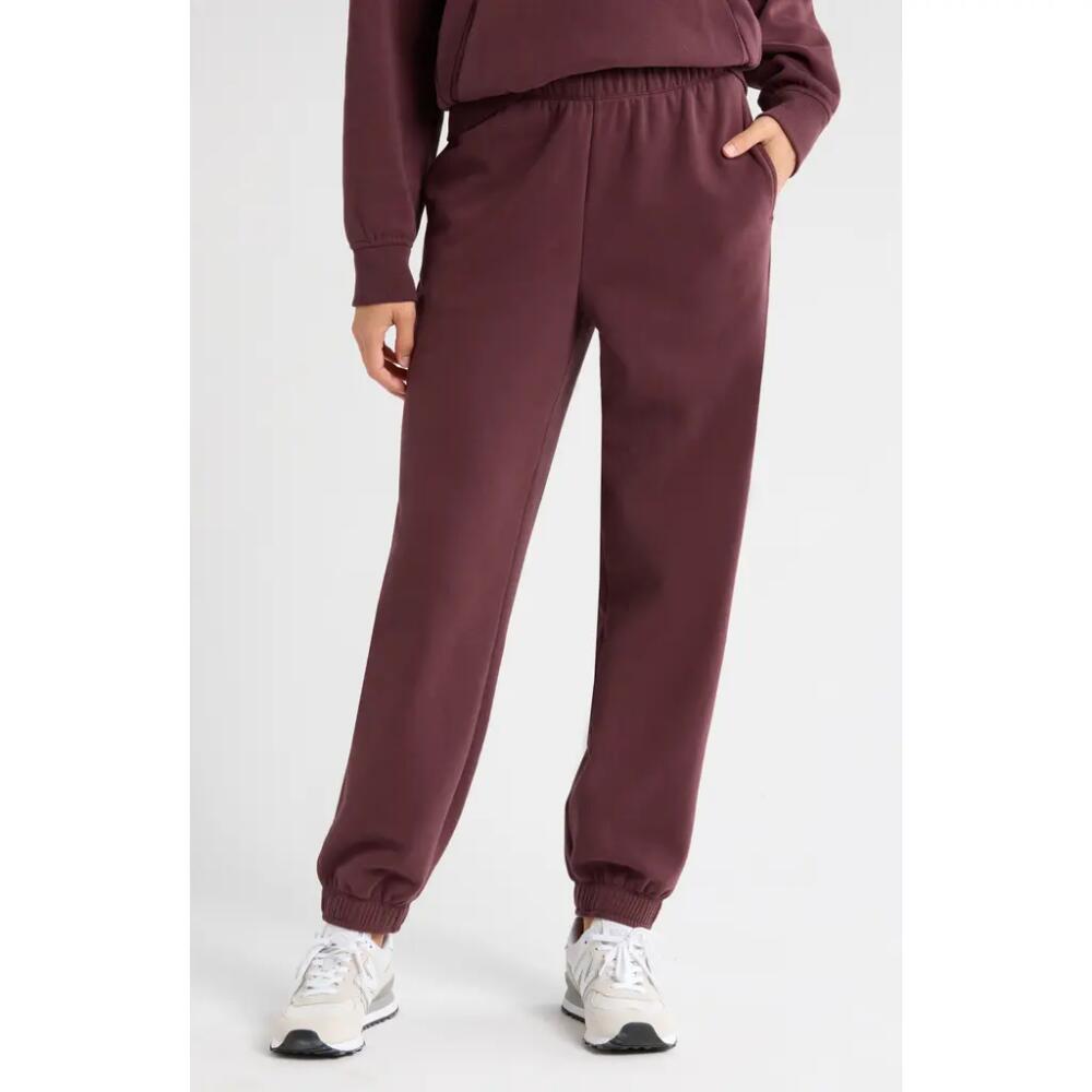 Zella Ultracozy Joggers in Burgundy Fudge Cover