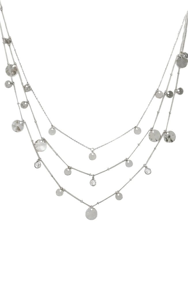 Ettika Set of 3 Disc Necklaces in Silver Cover