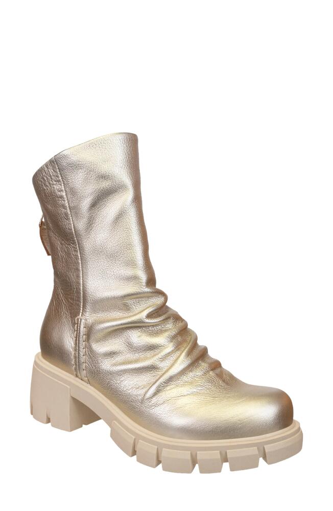 Naked Feet Protocol Mid Shaft Boot in Gold Cover