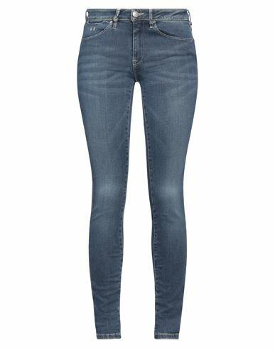 Tramarossa Woman Jeans Blue Cotton, Elastomultiester, Elastane Cover