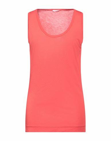 Rossopuro Woman Tank top Tomato red Modal, Polyamide Cover