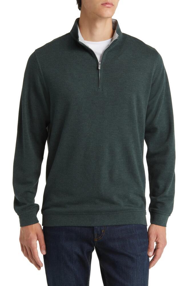 Peter Millar Comfort Interlock Quarter Zip Pullover in Balsam Cover