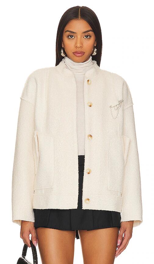 Free People Willow Bomber in Ivory Cover