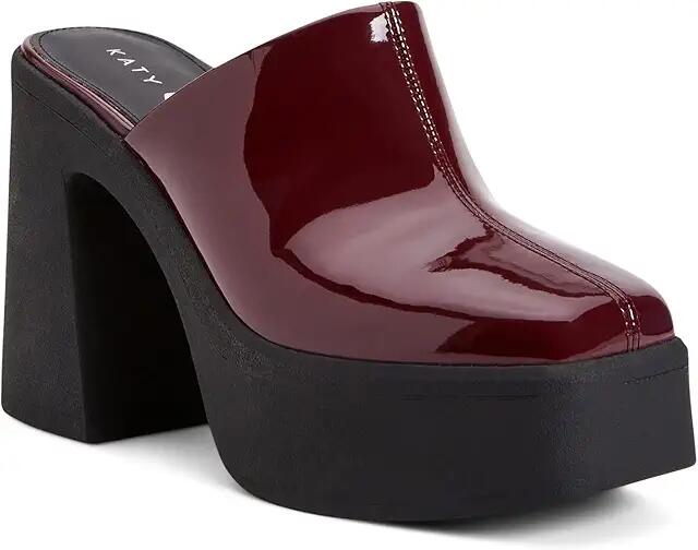 Katy Perry The Heightten Clog (Burgundy) High Heels Cover