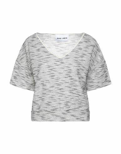 Brand Unique Woman T-shirt Ivory Cotton, Polyamide, Polyester Cover