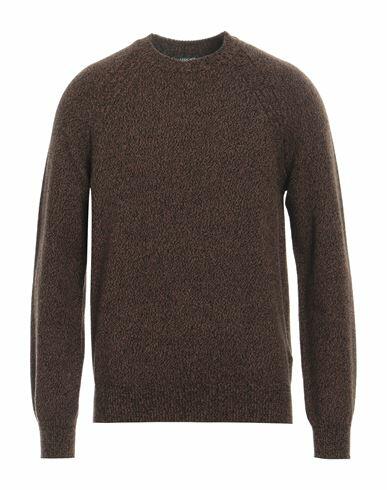 Versace Man Sweater Brown Cashmere Cover