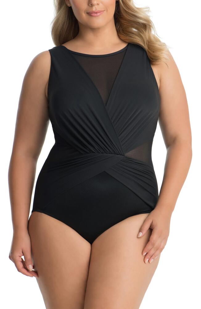 Miraclesuit Illusionists Palma One-Piece Swimsuit in Black Cover