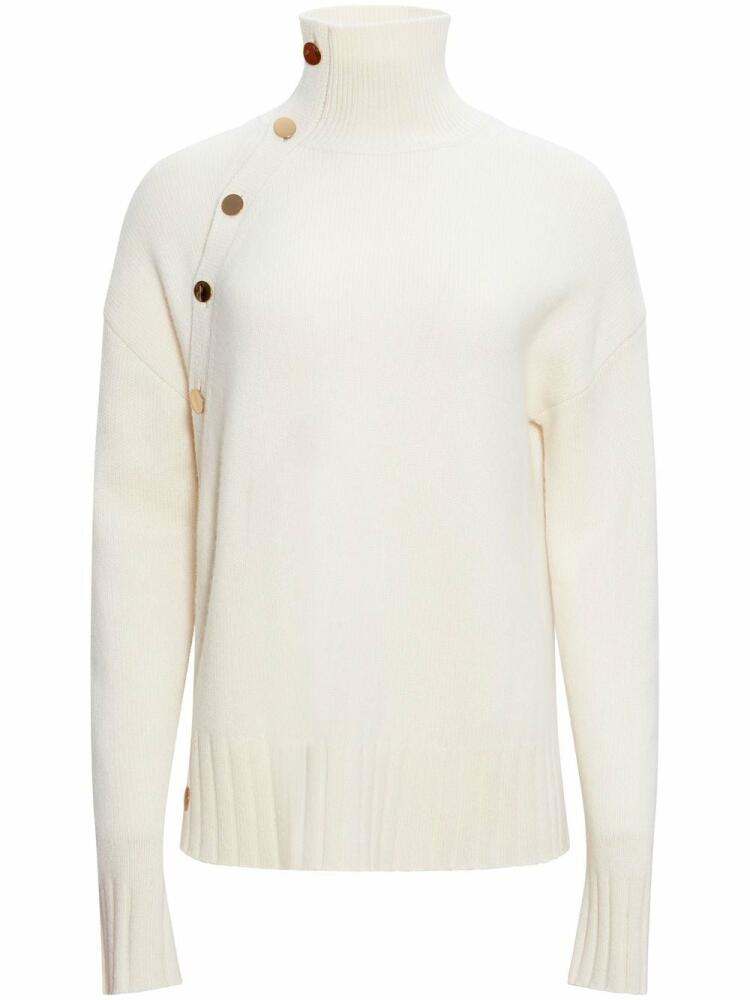 Altuzarra Kit asymmetric buttoned sweater - White Cover